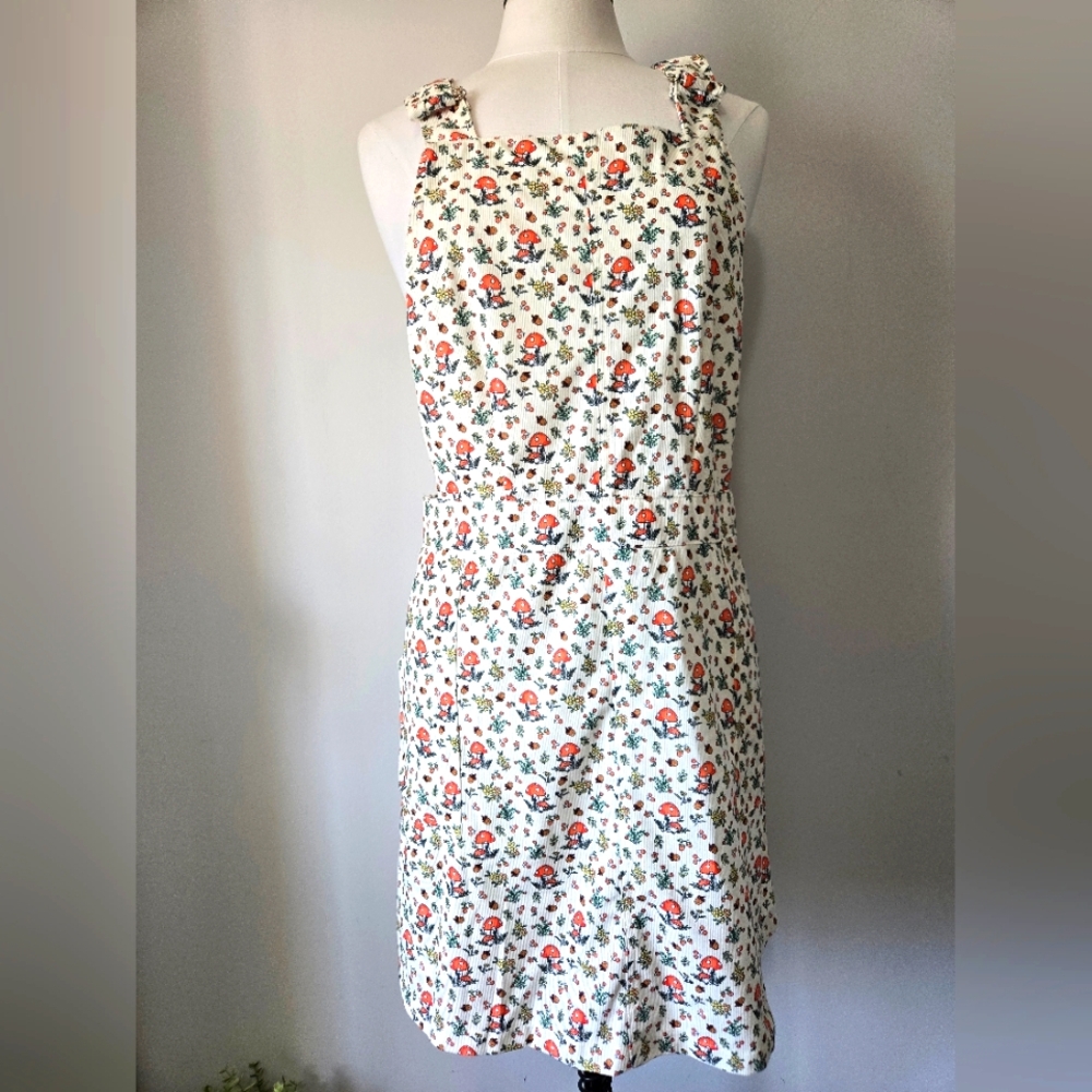 LA SOUL NWT Toadstool Print Sleeveless Dress. Size Large